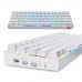 Teclado Mecanico Redragon Draconic K530 RGB Ingles Branco - K530W-RGB