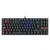Teclado Gamer Mecanico Redragon Kumara K552RGB-1-SP / RGB / Switch Blue - Preto
