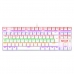 Teclado Gamer Mecanico Redragon Kumara RGB - Branco (K552W-RGB-SP)