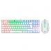 Teclado Kit Gamer Redragon K552W-RGB e Mouse M607W - Branco (K552RGB-Ba-W-SP)