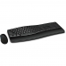 Teclado com Mouse Microsoft Sculpt Comfort Wireless Ingles Preto - L3V-00001