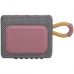 Caixa de som Speaker JBL Go 3 4.2 Watts RMS com Bluetooth - Cinza/Rosa