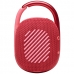 Caixa de Som JBL Clip 4 5 Watts RMS com Bluetooth - Vermelho