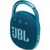 Caixa de som Speaker JBL Clip 4 Bluetooth 5W Azul IP67 - JBLCLIP4BLUAM