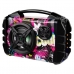 Caixa de Som Ecopower EP-2227 - USB/SD - - 30W RMS - 6.5" + 2" - Rosa