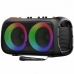 Caixa de Som Megastar SPA6608BT 2 de 6.5" 15.000 Watts P.M.P.O e USB Bivolt - Preto