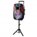 Caixa de Som Coby CY3360-1515D - USB/SD/Aux - - 6000W - com Microfone e Tripe - 15" - Preto