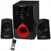 Caixa de Som Mox H2021 BLK/Red