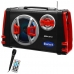 Caixa de Som Megastar HY-K56BTR 5.25" 1.500 Watts P.M.P.O e USB- Preta/Vermelha