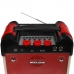 Caixa de som Speaker Megastar HY-K60BTR 1.500 Watts P.M.P.O /Radio FM/Auxiliar - Preto/Vermelho