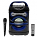 Caixa de Som Megastar HY-K68BTA de 5.25" 3.000 Watts P.M.P.O e USB Bivolt - Preta/Azul