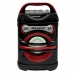 Caixa de Som Megastar HY-K68BTR de 5.25" 3.000 Watts P.M.P.O e USB Bivolt - Preta/Vermelha