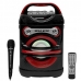 Caixa de Som Megastar HY-K68BTR de 5.25" 3.000 Watts P.M.P.O e USB Bivolt - Preta/Vermelha