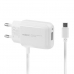 Carregador Moxom KH-66 - USB - com Cabo Tipo C - Branco