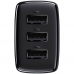 Carregador de Parede Baseus Compact 17 W 3 X USB-A - Preto (CCXJ020101)
