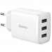 Carregador de Parede Baseus Compacto 17 W 3 X USB-A - Branco (CCXJ0201)