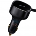 Carregador para Automovel Baseus com Cabo Retratil USB-C + Lightning 30 W - Preto (CGTX000001)