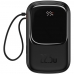 Carregador Portatil Baseus Qpow Pro LCD 22.5 W 20.000 Mah 2 X USB-A + USB-C + Lightning - Preto (PPQD060301)