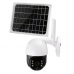 Camera de Seguranca IP Q2-300W - Full HD - Painel Solar - Wi-Fi - Branco e Preto