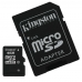 Cartão de Memória Kingston Micro SD 4GB 2X1