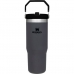 Caneca Térmica Stanley Classic The Iceflow Flip Straw Tumbler 09993-042 - 887ML - com Bico - Preto