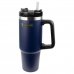 Copo Termico Ecopower EP-G025 - 900ML - com Canudo - Azul