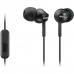 Fone de Ouvido Sony MDR-EX110AP - 3.5MM - com Microfone - Preto