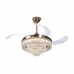 Ventilador de Teto Satellite A-FAN004 - com Luminaria - 220V - Dourado