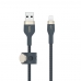 Cabo Belkin Boostcharge Pro Flex 2M USB-A/Lightning Silicone Azul - CAA010BT2MBL