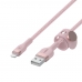 Cabo Belkin Boostcharge Pro Flex 3M USB-A/Lightning Silicone Rosa - CAA010BT3MPK