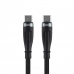 Cabo Ecopower EP-6001 - Tipo c/Tipo C - 1 Metro - Nylon - Preto
