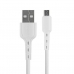 Cabo Ecopower EP-6008 - USB/Micro USB - 1 Metro - Branco