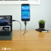 Cabo Fusechicken USB-A/Lightning 0.6M Bobine Auto Edition Car Dock Prata - Ulc