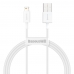Cabo USB-A A Lightning Baseus Superior - Branco 1 Metro (CALYS-A02)
