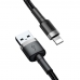 Cabo USB-A A Ligthning Baseus Cafule - Preto 50 CM (CALKLF-AG1)