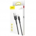 Cabo USB-A A Ligthning Baseus Cafule - Preto 50 CM (CALKLF-AG1)