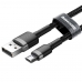 Cabo USB-A A Micro USB Baseus Cafule - Preto 50 CM (CAMKLF-AG1)