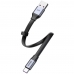 Cabo USB-A A USB-C Baseus Quick Charge 40 W - Cinza/Preto 23 CM (CATMBJ-BG1)