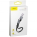 Cabo USB-A A USB-C Baseus Quick Charge 40 W - Cinza/Preto 23 CM (CATMBJ-BG1)
