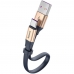Cabo USB-A A USB-C Baseus Quick Charge 40 W - Dourado/Preto 23 CM (CATMBJ-BV3)