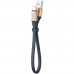 Cabo USB-A A USB-C Baseus Quick Charge 40 W - Dourado/Preto 23 CM (CATMBJ-BV3)