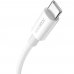 Cabo USB-A A USB-C Baseus Superior Supervooc 65 W - Branco 1 Metro (CAYS000902)