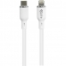 Cabo USB-C para Lightning 4LIFE FLCL61SB 1 Metro - Branco