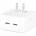 Adaptador de Tomada Apple MNWM3AM/A - 2XUSB Tipo C - 35W - Branco