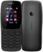 Celular Nokia 110 Dual Sim de 1.77" Camera VGA e Radio FM - Preto