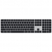 Teclado Sem Fio Apple Magic Keyboard With Touch Id And Numeric Keypad A2520 MMMR3LL Ingles com Bluetooth - Cinza/Preto