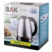 Jarra Eletrica BAK BAK-110-Inox - 1.8L - 1100W - 110V - Prata e Preto