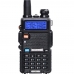 Walkie Talkie Baofeng UV-5R - 10 KM - 128 Canais - Preto