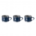 Garrafa Termica Ecopower EP-G009 - 500ML - com 3 Canecas - Azul