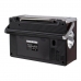 Radio Portatil Ecopower EP-F117 - USB/SD - AM/FM - Bluetooth - com Lanterna e Panel Solar - Marrom